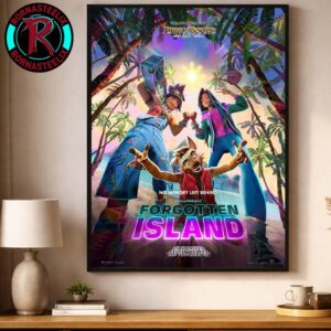 DreamWorks New Animated Original Movie  Poster Forgotten Island On Theaters In September 25 2026 Wall Decor Poster Canvas