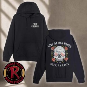 Eric Church Red Rocks Event Black Hoodie At Red Rocks Amphitheatre In Morrison Colorado 2026
