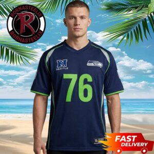 Football x Football 2026 Seattle Seahawks Collaboration NFL Teams x FIFA World Cup 2026 National Team Football Jersey