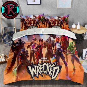 Fortnite Battle Royal Wrecked Full Size Bedding Set