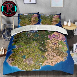 Fortnite The Chapter 7 Map Full Size Beddingg Set