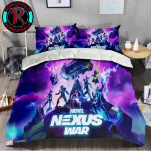 Fortnite x Marvel Nexus War Bedding Set Twin