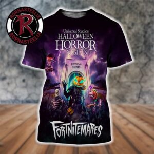 Fortnitemares Universal Studios Halloween Horror Nights 2026 Limited Merchandise All Over Print Shirt