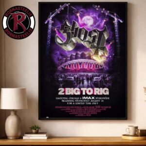 Ghost Band 2 Big To Rig 2026 Movie In Cinemas August 26 2026 Poster Decor Canvas