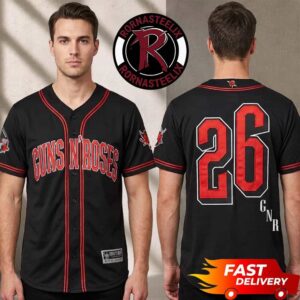Guns N Roses Raleigh NC 2026 Exclusive Jersey For Show At Carter Finley Stadium On July 23 2026 Baseball Jersey 26 GNR