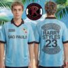 Harry Styles Sao Paulo Brazil Together Together Tour 2026 At Estadio MorumBis On July 17 2026 Pink Polo Jersey Shirt Harry Styles Sao Paulo Brazil Together Together Tour 2026 At Estadio MorumBis On July 17 2026 Pink Polo Jersey Shirt