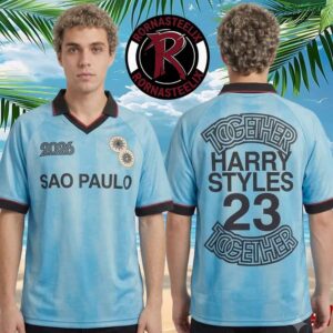 Harry Styles Sao Paulo Brazil Together Together Tour 2026 At Estadio MorumBis On July 17 2026 Polo Shirt