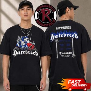Hatebreed The Summer Slaughter 2026 Tour Toronto ON Event Tee At Phoenix Concert Theatre On July 23 2026 Unisex T Shirt Two Sided