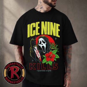 Ice Nine Kills Aloha Sidney Black T-Shirt Scream Horror Movie Merch
