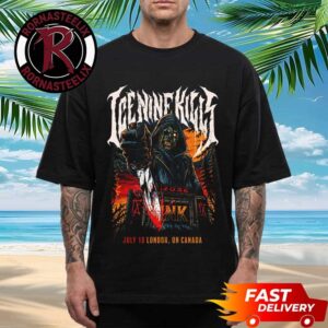 Ice Nine Kills London On Canada 2026 Exclusive Tee On July 18 2026 At Harris Park Unisex T Shirt