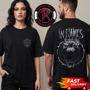 In Flames EU Summer Tour Collection 2026 Gothenburg Screaming Skull Unisex T Shirt Two Sided