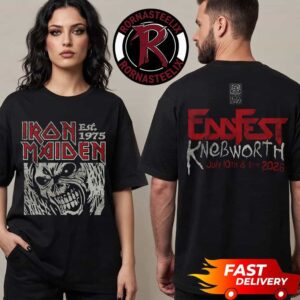 Iron Maiden EddFest 2026 Run For Your Lives 2026 Exclusive Tee Killers Eddfest At Knebworth On July 10 11 2026 Unisex T Shirt Two Sided