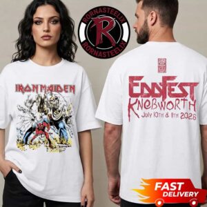 Iron Maiden EddFest Knebworth 2026 Run For Your Lives 2026 Exclusive Tee Number Of The Beast EddFest On July 10 11 2026 Unisex T Shirt Two Sided