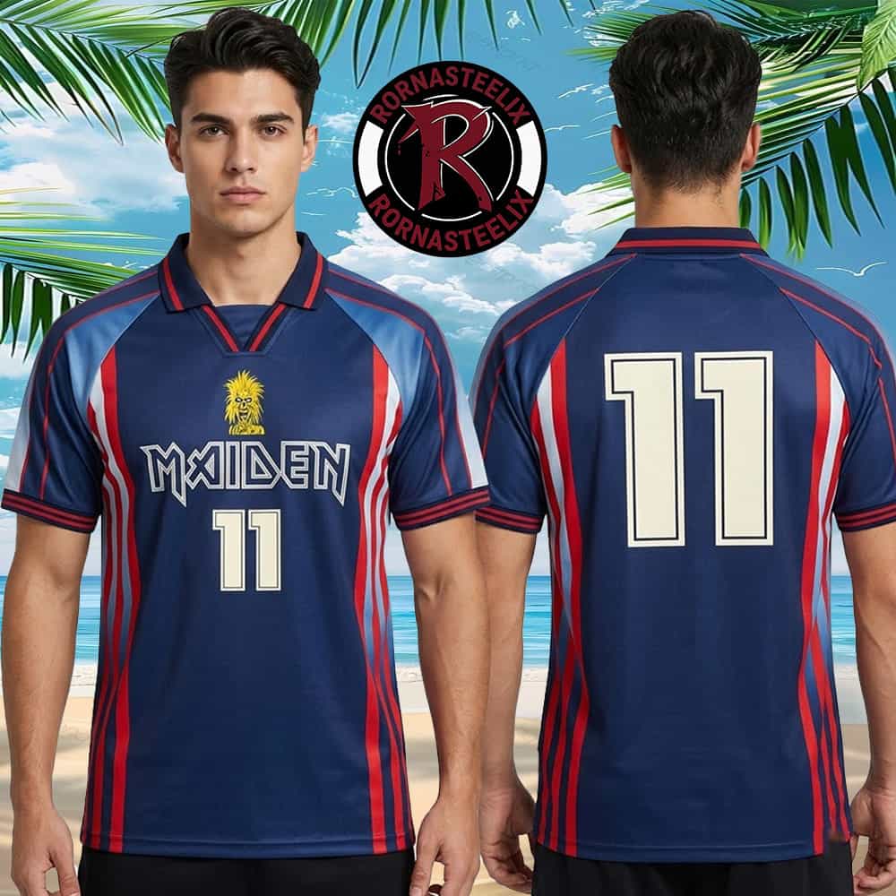 Iron Maiden Run For Your Lives Tour 2026 Exclusive Merchandise Football Jersey Polo Shirt Iron Maiden Run For Your Lives Tour 2026 Exclusive Merchandise Football Jersey Polo Shirt