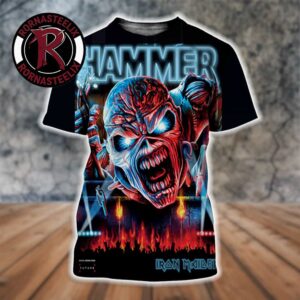 Iron Maiden x Metal Hammer Issue 415 Run For Your Lives World Tour 2026 Magazine All Over Print Shirt