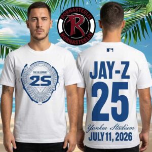 Jay Z The Blueprint 2026 25 Night 2 Merch Tee At Yankee Stadium Concert On July 11 2026 Unisex T Shirt