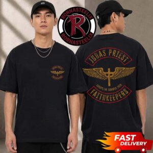 Judas Priest Faithkeepers Tour 2026 Official Logo Exclusive Tee Europe And UK Summer 2026 Venues Tour Unisex T Shirt Two Sided