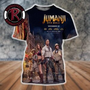 Jumanji Open World 2026 Movie Art By Chrispy In Theaters December 25 2026 All Over Print Shirt