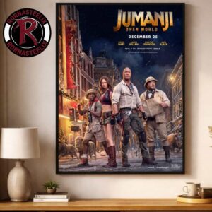 Jumanji Open World 2026 Movie Art By Chrispy In Theaters December 25 2026 Poster Decor Canvas