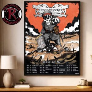Kanonenfieber Kriegstage 2027 Schedule Tour Dates Poster Decor Canvas