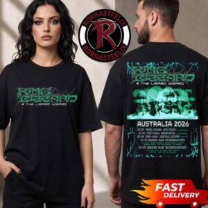 King Gizzard And The Lizard Wizard Australia 2026 Schedule Tour Dates Unisex T Shirt Two Sided