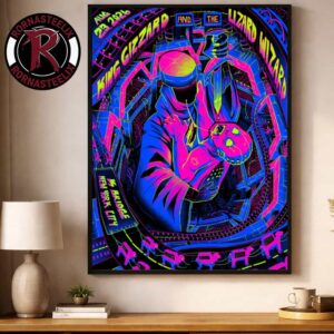 King Gizzard And The Lizard Wizard Brooklyn New York 2026 Venue Poster At Under the K Bridge Park On August 23 2026 Poster Decor Canvas