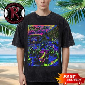 King Gizzard And The Lizard Wizard Forest Hills 2026 Event Poster At Forest Hills Stadium On August 20 23 2026 Washed T Shirt