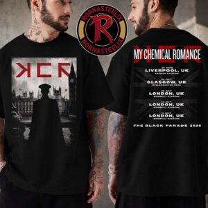 Liverpool Glasgow and London 30 June to 11 July 2026 Tour Dates UK Exclusive My Chemical Romance The Black Parade 2026 Tour T-Shirt