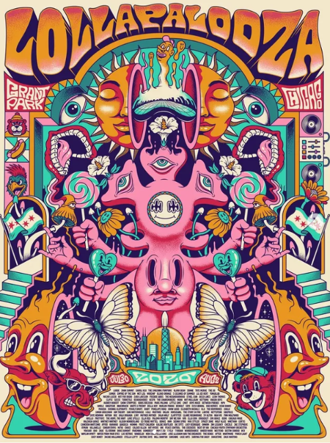 Lollapalooza Festival 2026 At Grant Park Chicago On July 30 August 2 2026 Full Lineup Artist