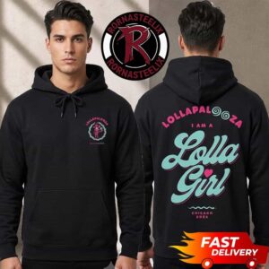 Lollapalooza Festival Chicago 2026 At Grant Park On July 30–Aug 2 2026 Pop Up Exclusive Merchandise I Am A Lolla Girl Unisex Hoodie