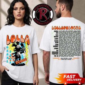 Lollapalooza Festival Chicago 2026 Exclusive Merchandise Lolla Lolli Guide Lineup At Grant Park Chicago On July 30–Aug 2 2026 Unisex T Shirt Two Sided