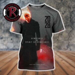 MCU x DC Studios Ghost Rider x The Batman Vengeance vs Spirit Of Vengeance 2028 Peak Movie All Over Print Shirt