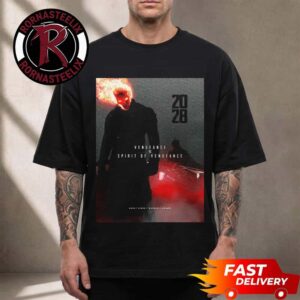 MCU x DC Studios Ghost Rider x The Batman Vengeance vs Spirit Of Vengeance 2028 Peak Movie Unisex T Shirt