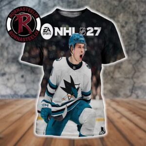 Macklin Celebrini Youngest NHL Cover Athlete In History NHL 27 Trailer On July 16 2026 All Over Print Shirt