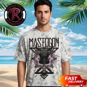 Mastodon Band 2026 The Hunter 15th Anniversary Swirl Silhouette Crystal Silver Unisex T Shirt