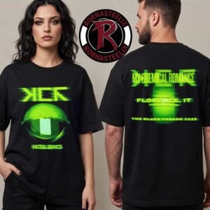 My Chemical Romance Exclusive Tee The Black Parade 2026 At Visarno Arena In Firenze IT On July 15 2026 Unisex T Shirt Two Sided
