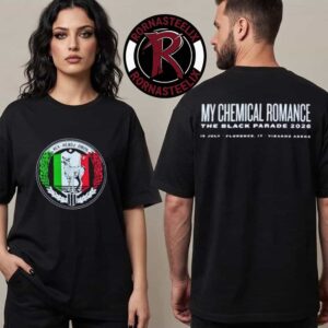 My Chemical Romance Florence Firenze Exclusive Tee The Black Parade 2026 At Visarno Arena In Firenze IT On July 15 2026 Unisex T Shirt Two Sided