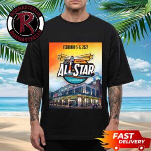 NHL All Star 2027 Honda Official Poster At UBS Arena In Long Island New York On February 5 6 2027 Unisex T Shirt
