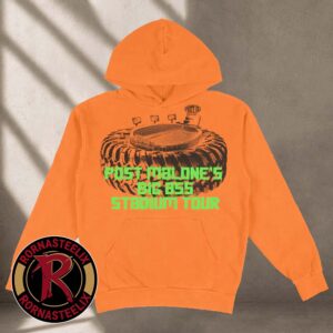 Post Malone Big Ass Stadium Tour Heavyweight Orange Hoodie