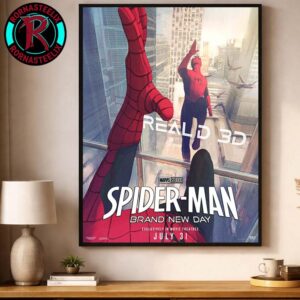 Reald 3D Poster For Spider-Man Brand New Day Exclusively In Movie Theaters On July 31 2026 Home Decor Poster Canvas