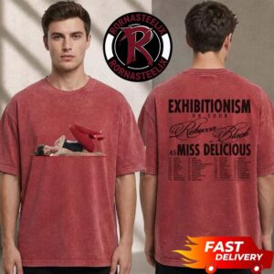 Rebecca Black Exhibitionism On Tour 2026 North America Schedule Tour Dates Unisex Washed T Shirt