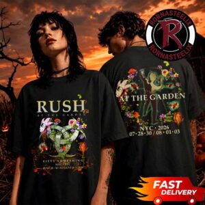 Rush Band At The Garden Exclusive Tee Fifty Something 2026 At Madison Square Garden On July 28 30 And August 1 3 2026 Unisex T Shirt Two Sided