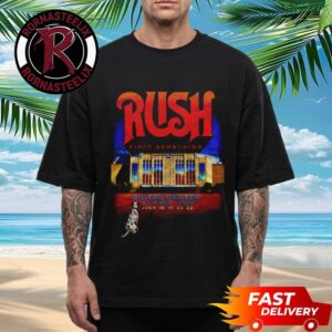 Rush Band Chicago Fifty Something Tour 2026 Venue Tee At United Center On July 16 18 20 22 2026 Unisex T Shirt
