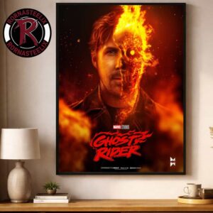Ryan Gosling Is Ghost Rider 2028 Marvel Studios Official Confirmed Poster Decor Canvas