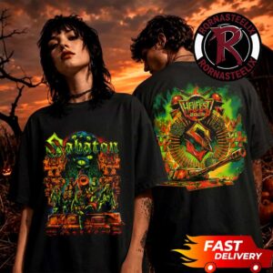 Sabaton Hellfest 2026 Event Exclusive Tee Tank War Unisex T Shirt Two Sided