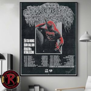 Sanguisugabogg 2026 European Summer Tour Official Artwork Poster