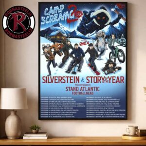 Silverstein And Story Of The Year Camp Screamo 2 Tour Schedule Tour Dates Poster Decor Canvas