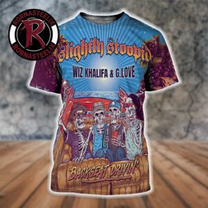 Slightly Stoopid Wiz Khalifa & G Love New Single Cover Backseat Drivin Out July 17 2026 All Over Print Shirt