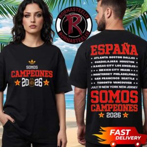 Spain National Team x Adidas FIFA World Cup 2026 Campeones Del Mundo Spain Espana Somos Campeones Unisex T Shirt Two Sided
