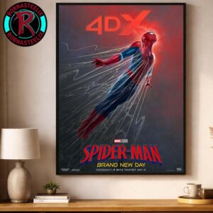 Spider-Man Brand New Day 4DX Movie Poster In Theaters On July 31 2026 Wall Decor Poster Canvas